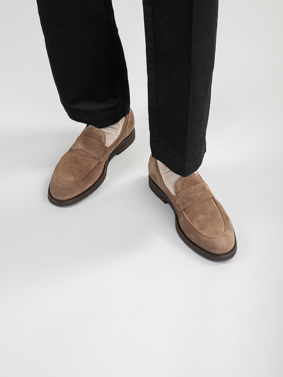 OPERA FLEXI 101 - Navy Suede Prnny Loafers Men Officine Creative - 1