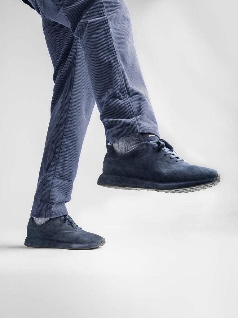 RACE 017 - Blue Suede Sneakers Men Officine Creative - 6