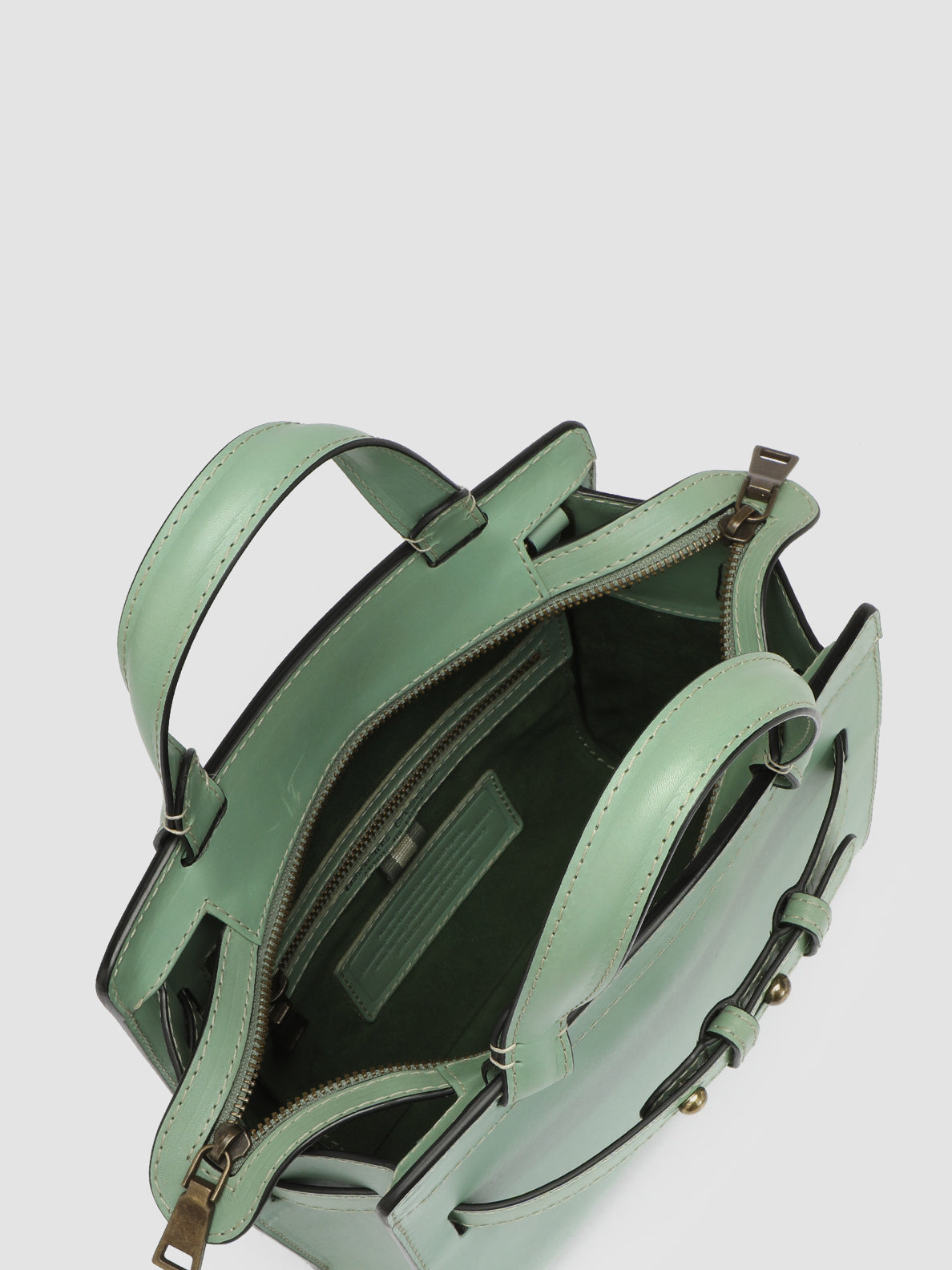 SADDLE 009 - Green Leather Bag  Officine Creative - 8