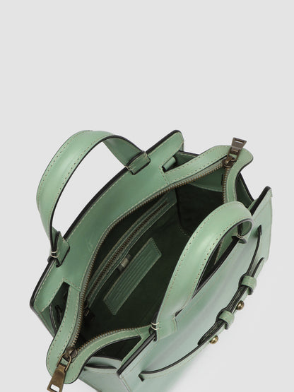 SADDLE 009 - Green Leather Bag  Officine Creative - 8
