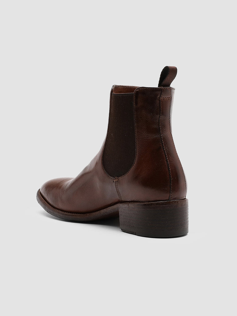 SELINE 005 - Brown Leather Chelsea Boots Women Officine Creative - 4