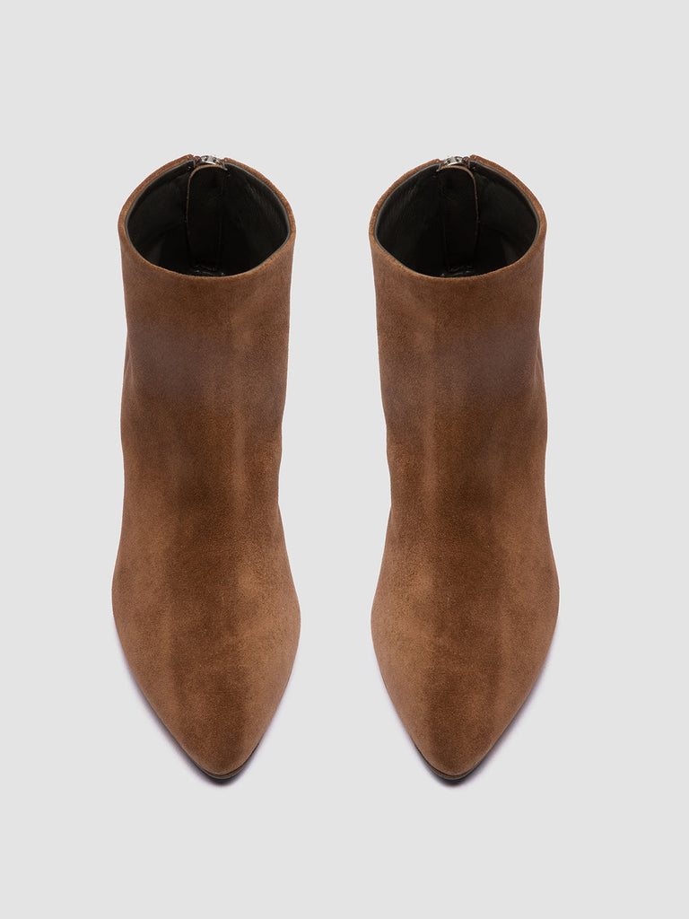 SEVRE 003 - Brown Leather Zip Boots women Officine Creative - 2