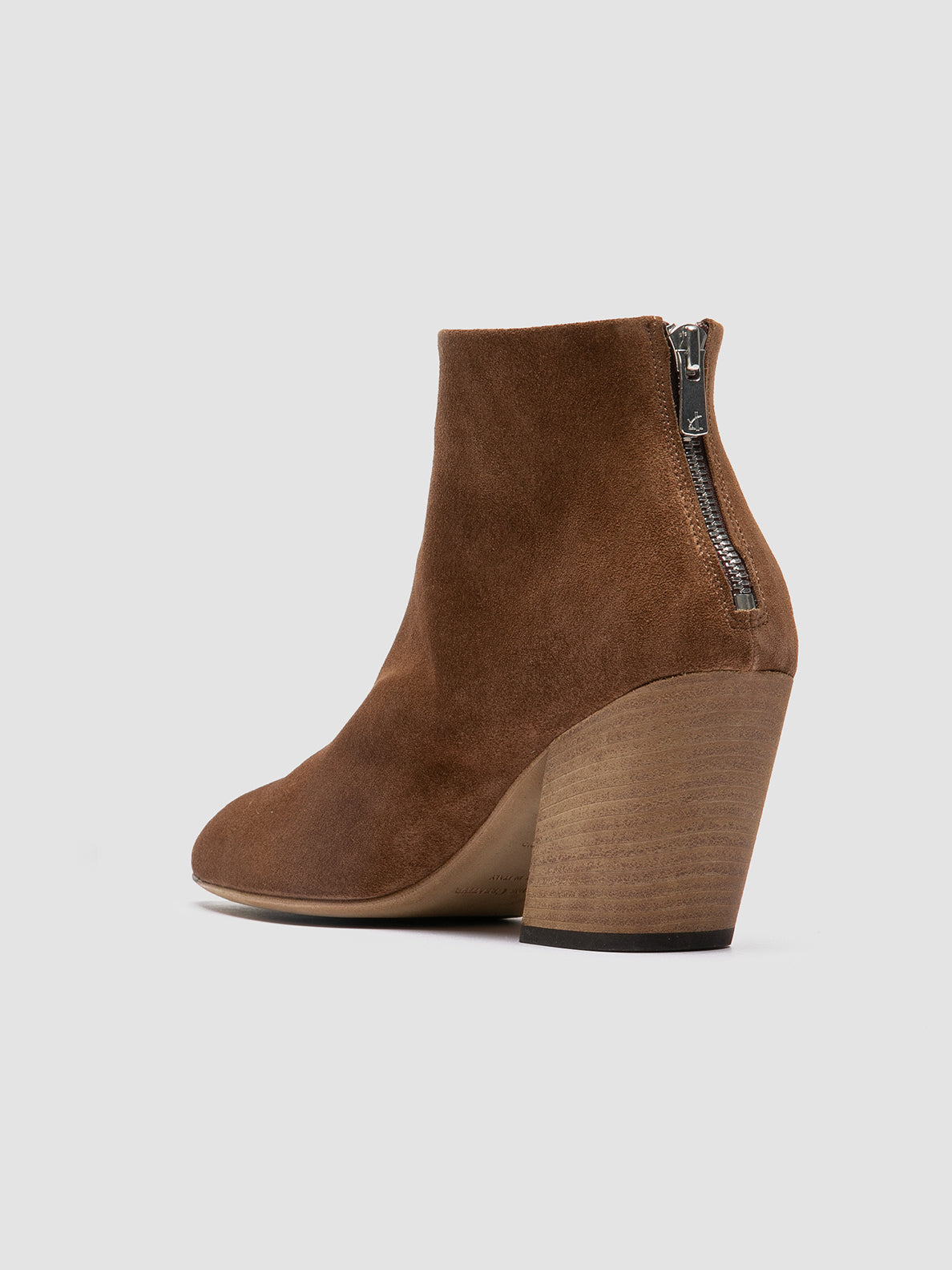 SEVRE 003 - Brown Leather Zip Boots women Officine Creative - 4