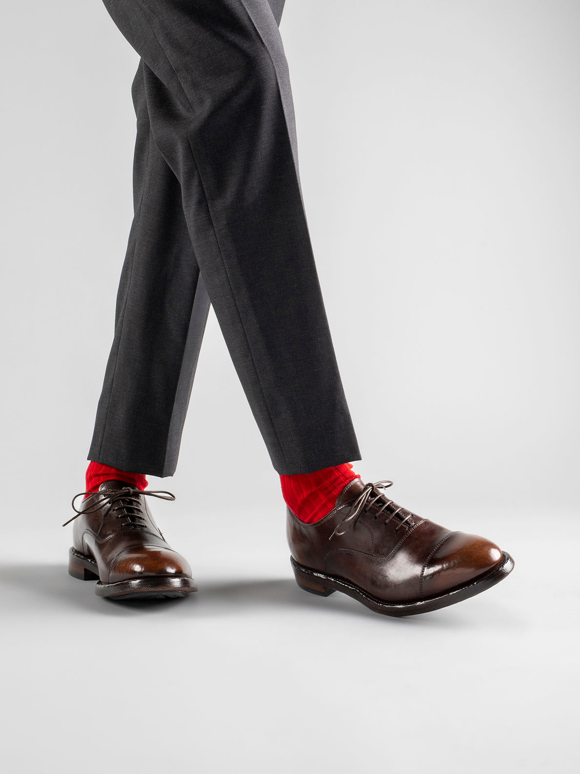 TEMPLE 001 - Black Leather Oxford Shoes Men Officine Creative - 6