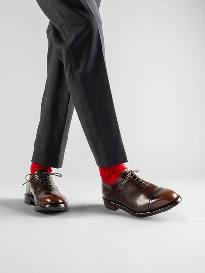 TEMPLE 001 - Black Leather Oxford Shoes Men Officine Creative - 6