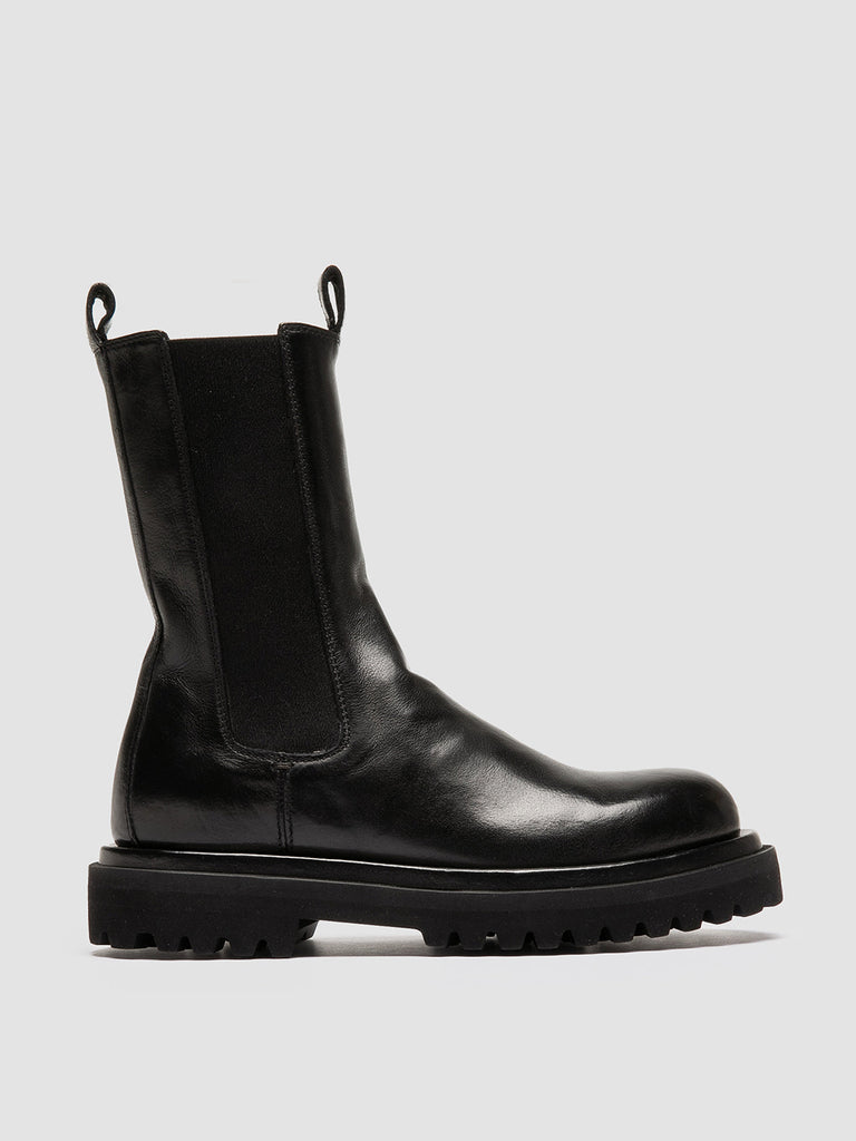 WISAL DD 107 - Black Leather Chelsea Boots women Officine Creative - 1