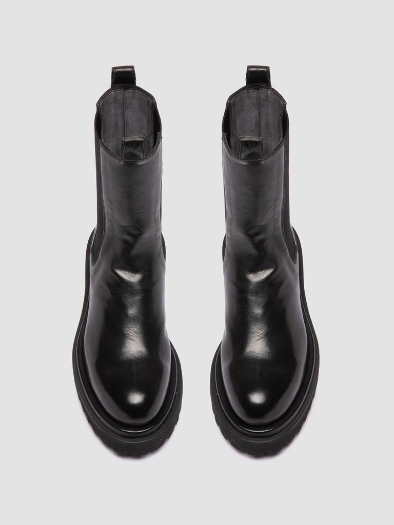 WISAL DD 107 - Black Leather Chelsea Boots women Officine Creative - 2