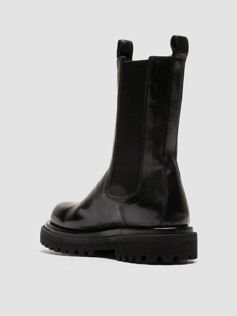 WISAL DD 107 - Black Leather Chelsea Boots women Officine Creative - 4